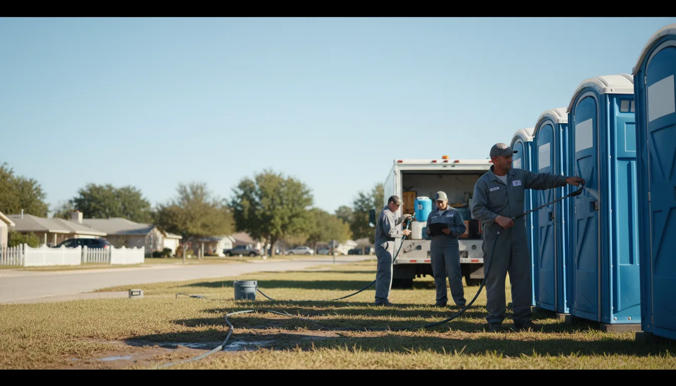 Long-Term Portable Toilet Rental in Pottsville, TX near me